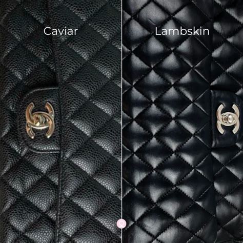 chanel lambskin vs calfskin|caviar leather vs calfskin.